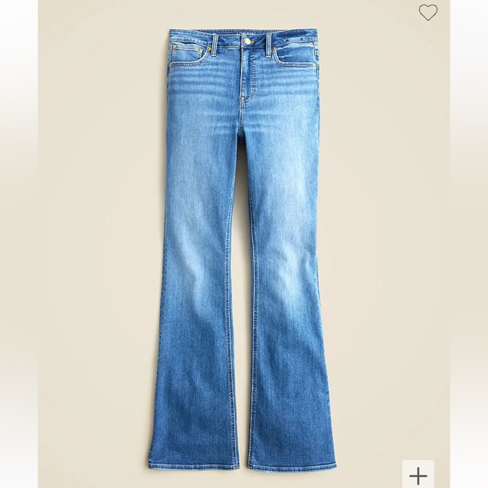 NWT JCrew skinny flare jeans 33